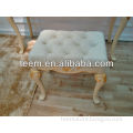 Bedroom classic dresser stool, solid wood, MDF classic dresser stool